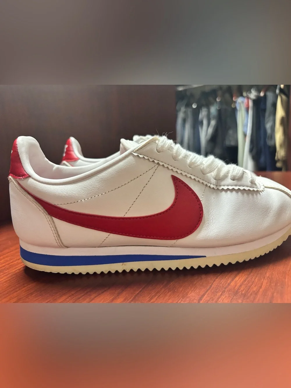 Nike Classic Cortez Leather “Forrest Gump” varsity retro low-top sneaker - 2018